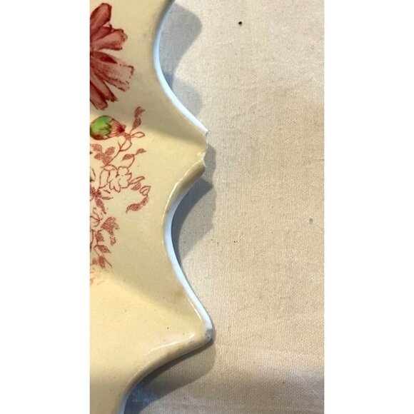 Copeland Spode Fairy Dell Jubilee Platter Scalloped Edge Floral Design Vintage - Picture 7 of 8